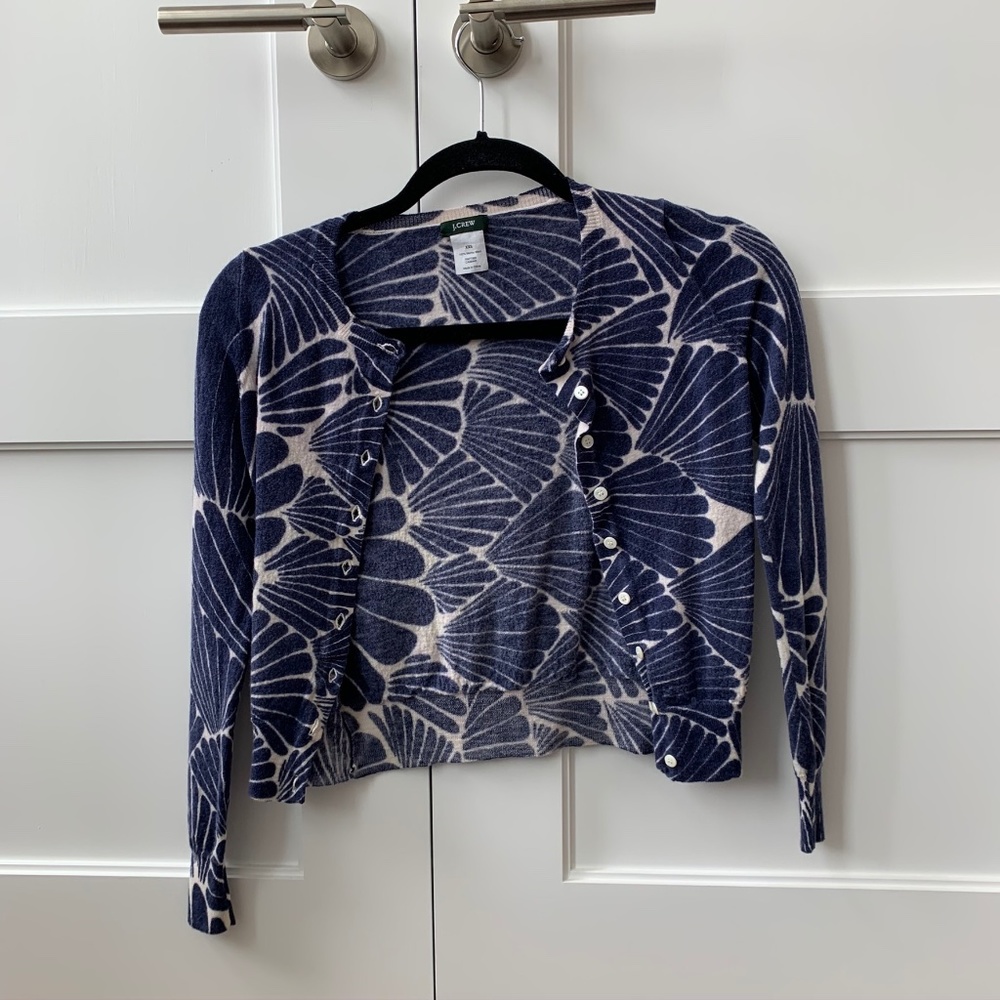 VGUC JCREW MERINO WOOL CARDIGAN SIZE XXS